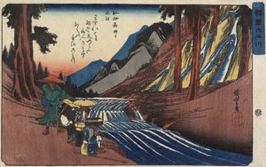 Rio de Jewel of Ko_ya na província de Kii, 1835-1837