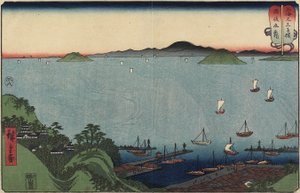 Marugame na província de Sanuki, agosto de 1858
