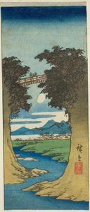 Ponte dos Macacos de Utagawa Hiroshige