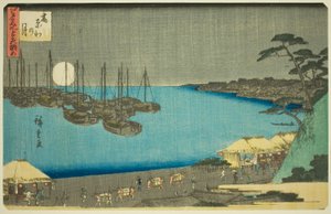 Também em Takanawa (com Takanawa), da série ``Three views of web s Pa s member Edo (three long Edo sights)