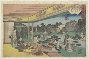 Musashiya em Ushijima, c. 1835-1842