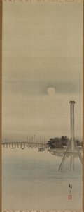 Cena noturna no rio Sumida de Utagawa Hiroshige