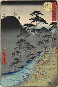 Rio No.11 na Montanha Hakone à Noite, julho de 1855