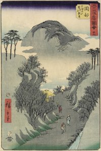 No.22 Monte Utsu, Okabe, julho de 1855