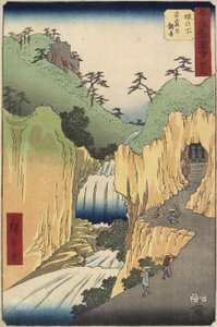 No.49 Kannon na caverna, Sakanoshita, julho de 1855