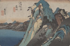 No. 11 &39;Hakone&39; de 53 estações do Tokaido, c.1833