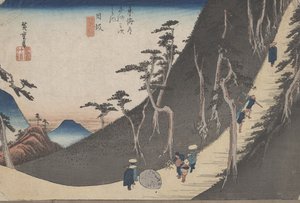 No. 26 &39;Nissaka: Sayo Mountain Pass&39; de 53 estações do Tokaido