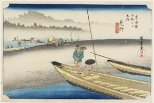 Tenryu_ River View, Mitsuke, c. 1833