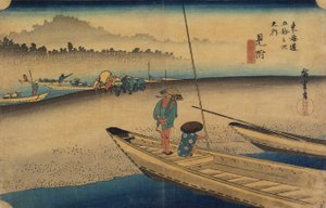 Tenryu_ River View, Mitsuke, c. 1833