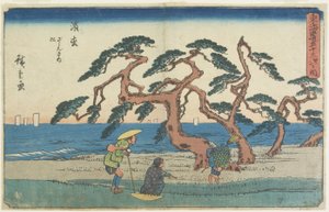O campo do pinho em Hamamatsu, 1841-1842