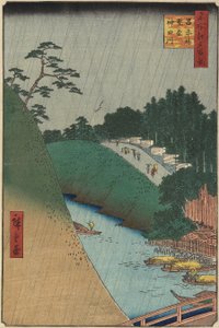 O Templo de Confúcio Perto da Ponte Sho_hei Sobre o Rio Kanda, Setembro de 1857