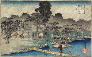 Chuva Crepuscular no Banco Tadasu, c. 1834
