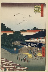 Ueno Yamashita Cem vistas famosas de Edo, 1856-1858 de Utagawa Hiroshige