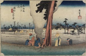 Cena de inverno, Hamamatsu, c. 1833