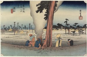 Cena de inverno, Hamamatsu, c. 1833