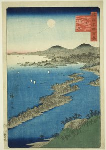 Amanohashidate na Província de Tango (Tango Amanohashidate), da série "Cem Vistas Famosas nas Várias Províncias (Shokoku meisho hyakkei)"