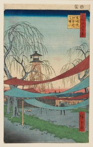 Hatsune Riding Grounds, Bakuro-cho, designed 1857 de Utagawa Hiroshige II