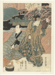 Atores no palco de Utagawa Kunisada (I)