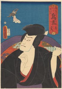Falcão, Goemon (título sobre o objecto)
Uma colecção de aves (título da série sobre o objecto) de Utagawa Kunisada (I)
