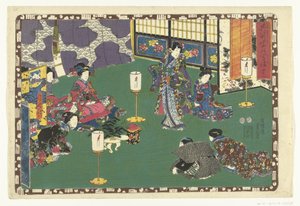 Capítulo 42
Imagens fiéis do Príncipe Magnífico (título da série)
Sono sugata Hikaru no utsushi-e (título da série sobre o objecto) de Utagawa Kunisada (I)