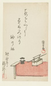 Conjunto de fumadores em Bancada de Utagawa Kunisada (I)