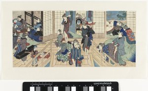 Cenas num bordel de Utagawa Kunisada (I)