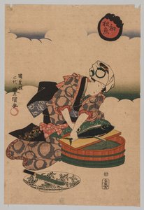 Preparando Bonita de Utagawa Kunisada
