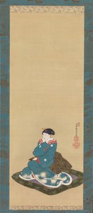 Retrato Memorial de EB Hansier V, 1836. de Utagawa Kunisada