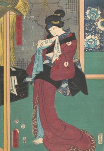 Impresso, século 19., século 19. de Utagawa Kunisada