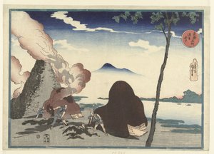 Imado em Asakusa Asakusa Imado (título no objeto) Lugares famosos na Capital Oriental (título da série) Toto meisho (título da série no objeto) de Utagawa Kuniyoshi