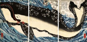 Miyamoto no Musashi Atacando a Baleia Gigante
