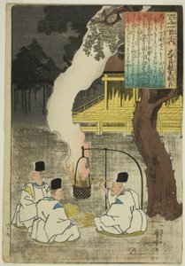 Yoshinobu Ason of Stomach and Mi, da série te de Utagawa Kuniyoshi