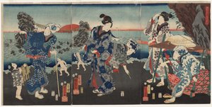 Nascer do sol na Baía de Futami de Utagawa Kuniyoshi