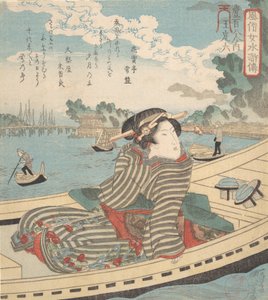 Cena da água, 1840. de Utagawa Kuniyoshi