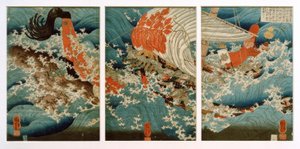A vítima de Yojibei de Utagawa Kuniyoshi