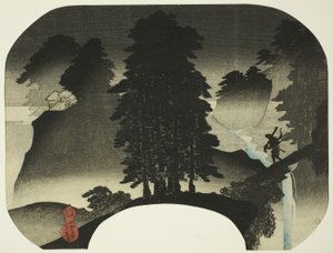 paisagem (com San) de Utagawa Sadahide