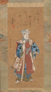 A banda é secretamente boa.Como membro pró-americano, Kabuki Py Sukeroku, comeu 18th air ry 19th line ry. de Utagawa Toyokuni I