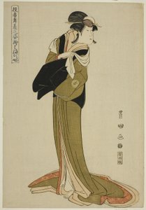 Hamamuraya: Segawa Kiku no Jyoi, de "Portrait of ac and rs on stage" de Teserie de Utagawa Toyokuni I