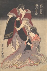 Cena de um Drama, ca. 1804. de Utagawa Toyokuni I
