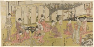 O jogo de cartas de Utagawa Toyokuni I