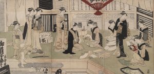 A Loja do Fã Eijud? de Utagawa Toyokuni I
