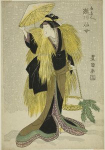 Te Ac e r Segawa Fairy As Shirotae de Utagawa Toyokuni I
