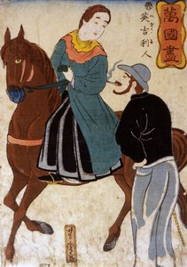 Britânico de Bangkok de Utagawa Yoshitora
