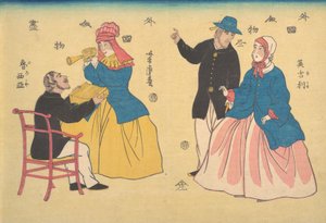 Casais ingleses e russos, 1º mês, 1861.
