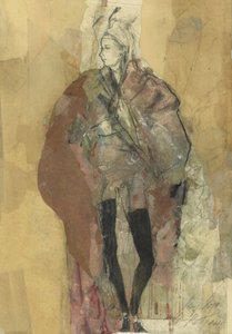 Ilustração de moda chique