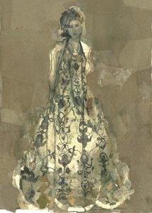 Vestido elegante com padrão de Ute Rathmann
