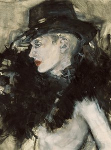 Chapéu preto para mulher elegante de Ute Rathmann
