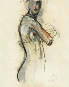 Figura nua expressiva de Ute Rathmann