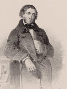 Retrato do pianista e compositor Felix Mendelssohn Bartholdy 1809-1847. de V. Guillet