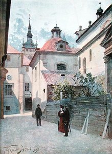 Jirska Ulice, Praga, ilustração de 